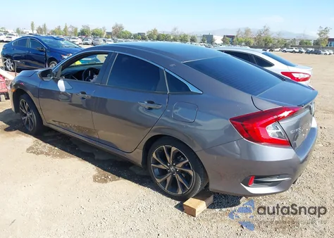 2021 Honda Civic Sport z USA, uszkodzony, nr VIN 2HGFC2F81MH535836